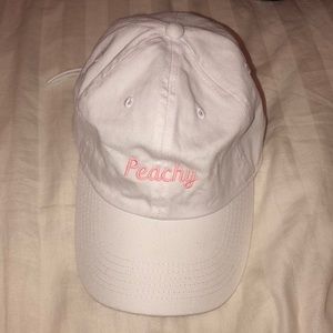White baseball cap